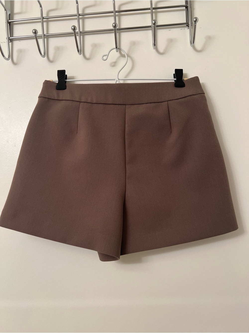 Zara Taupe Tailored Skort – Size Medium - Picture 3 of 4